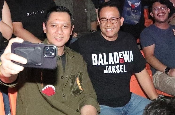 Potret Annisa Pohan dan AHY Nonton Dewa 19 (Instagram/@agusyudhoyono)