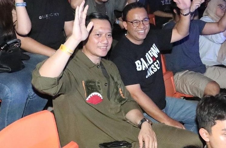 Potret Annisa Pohan dan AHY Nonton Dewa 19 (Instagram/@agusyudhoyono)