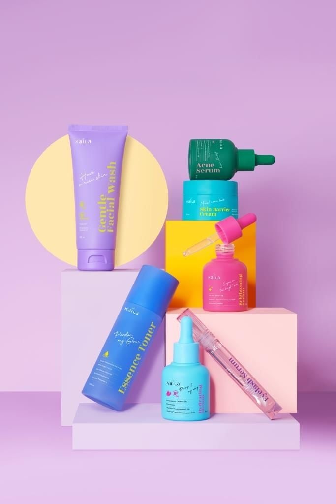 Beberapa produk smart skincare dari brand lokal Kaila (Istimewa/Dok.Kaila)