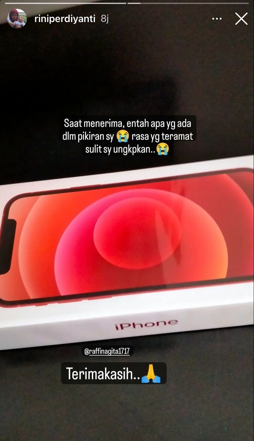 HP baru Sus Rini (Instagram riniperdiyanti)