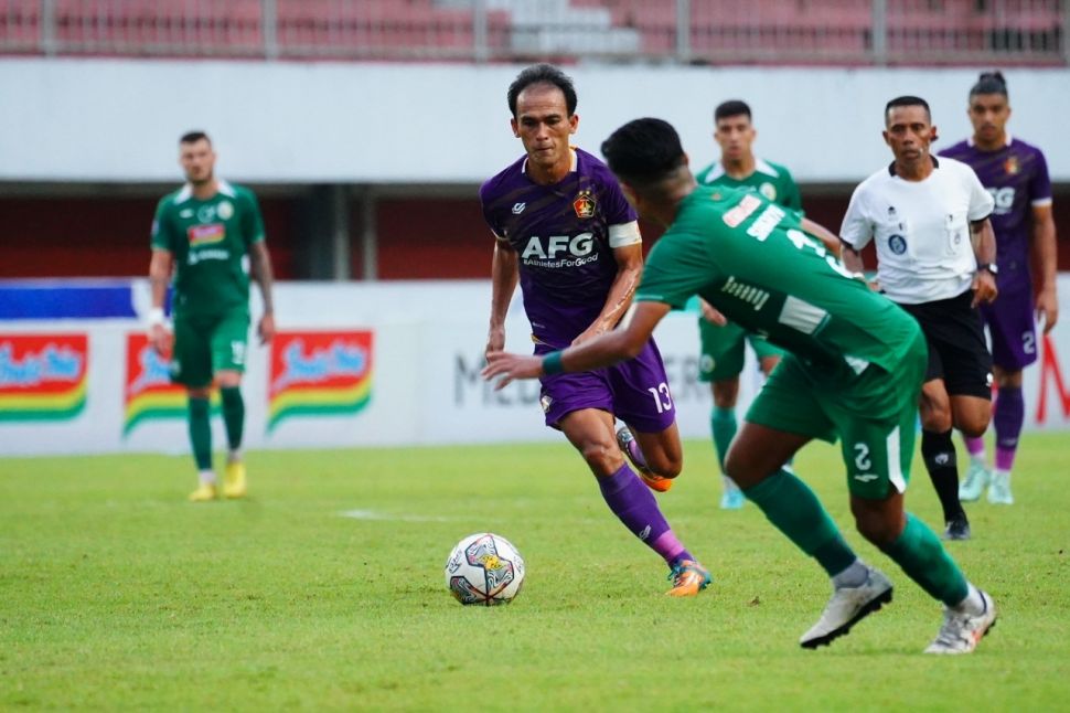 Pertandingan pekan ke-23 BRI Liga 1 antara PSS Sleman vs Persik Kediri di Stadion Maguwoharjo, Sleman, Kamis (9/2/2023). [Foto: Liga Indonesia Baru]