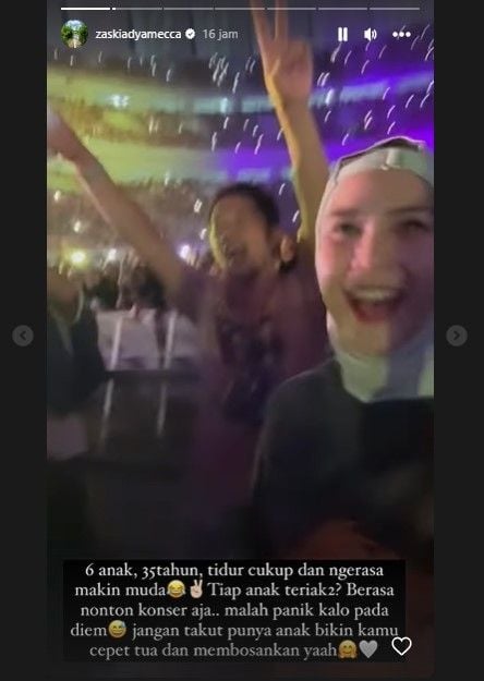 Pendapat Zaskia Adya Mecca (Instagram)