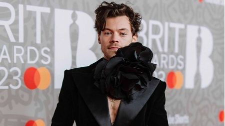 Harry Styles di acara BRITS Awards 2023 (Instagram/@brits)