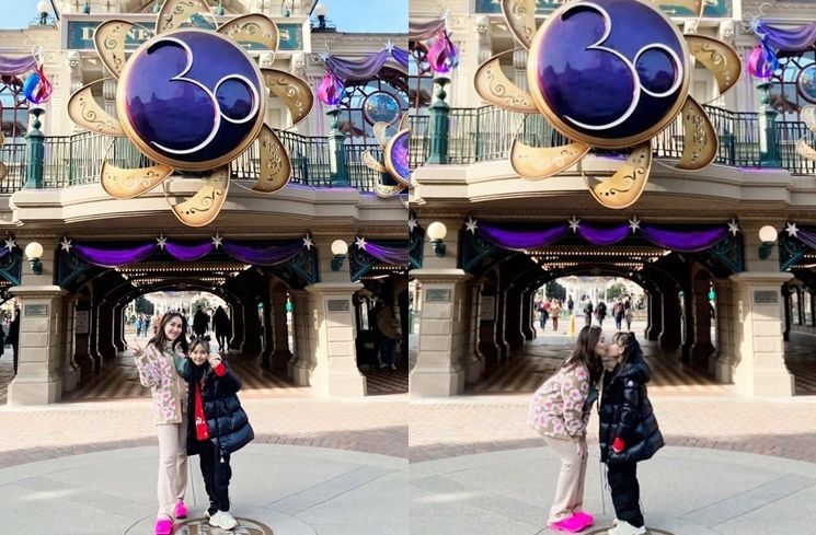 Potret Ayu Ting Ting di Disneyland Paris (Instagram/@ayutingting92)