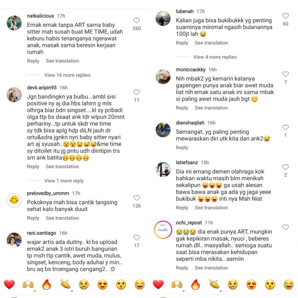 Komentar Warganet Saat Lihat Nikita Willy Semangat Berolahraga (Instagram/@rumpi_gosip)