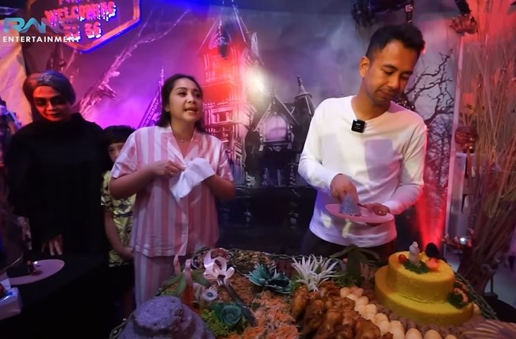 Momen kejutan ultah Raffi Ahmad dan Nagita Slavina (YouTube Rans Entertainment)