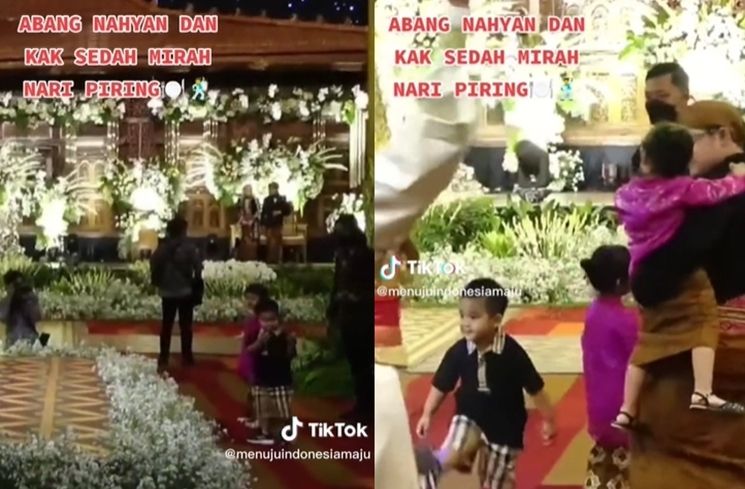 Potret Keluarga Pak Jokowi di Nikahan Adik Bungsu Ibu Iriana (TikTok/@menujuindonesiamaju)