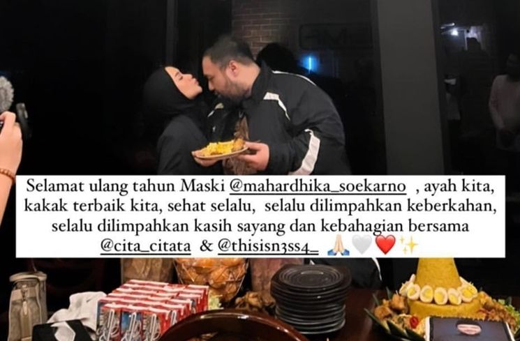 Momen Ultah Didi Mahardika (Instagram/@cita_citata)