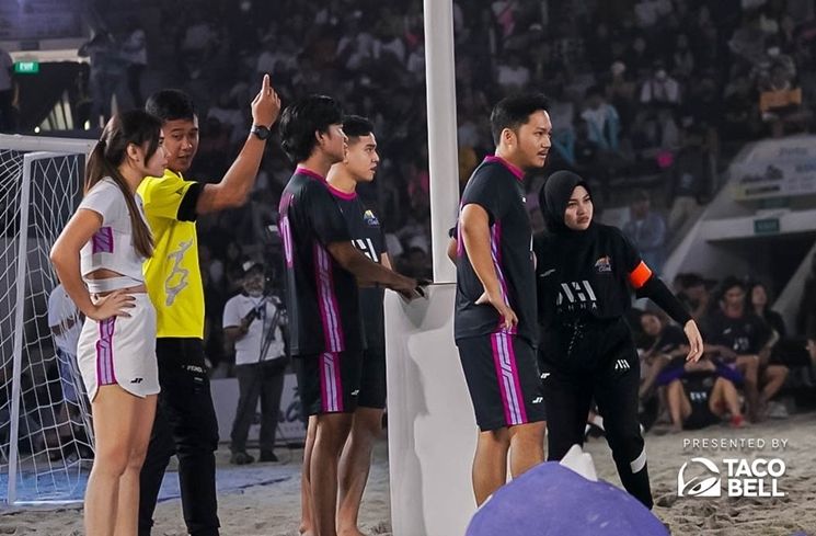 Potret Team AHHA di Media Clash Beach (Instagram/@teamahha.mediaclash)