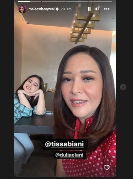 Unggahan Maia Estianty dan Tissa Biani (Instagram)