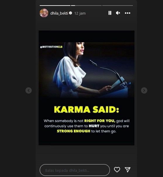 Aldila Jelita curhat di Instagram, soal Indra Bekti? 