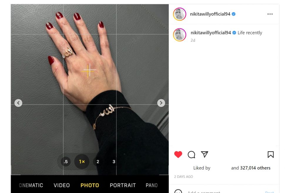 Cincin Nikita Willy (Instagram @nikitawillyofficial94)