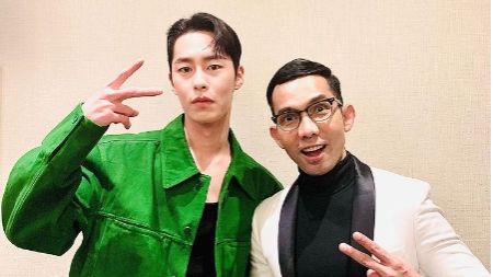 Lee Jae Wook dan Indra Herlambang (instagram/hendraherlambang)