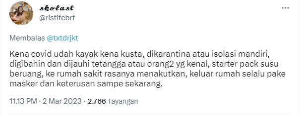Gaya hidup pandemi. (Dok. Twitter)