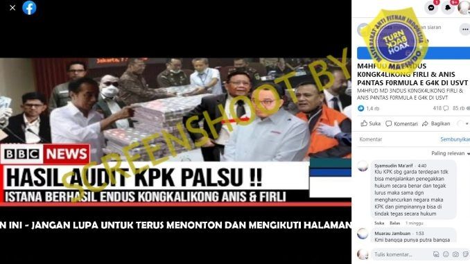 CEK FAKTA: Mahfud MD Endus Kongkalikong Firli dan Anies, Benarkah? [Turnbackhoax.id]