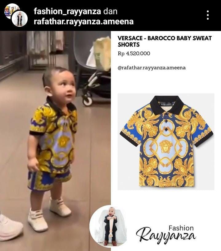 Fashion anak selebriti dengan harga fantastis. (Dok. Instagram)