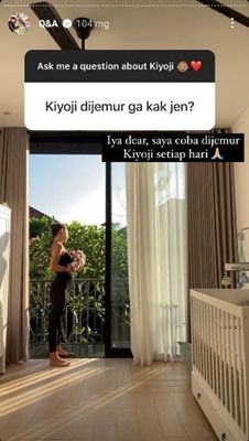 Potret Jennifer Bachdim Mengurus Anak Sendirian.  (Instagram Dok.)