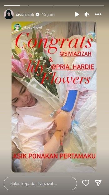 Sivia Azizah melahirkan anak pertama [Instagram/@siviaazizah]