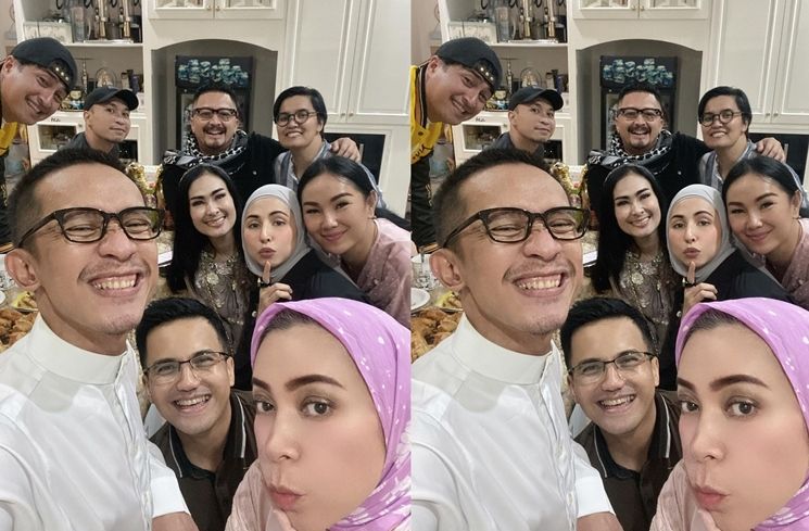 Potret Aming Buka Puasa Bersama Rekan Artis (Instagram/@amingisback)