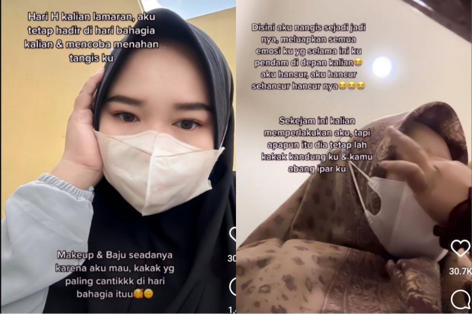 Kisah Cinta Viral, Suamiku Nikahi Kakak Kandungku (Instagram/@lambe_turah)