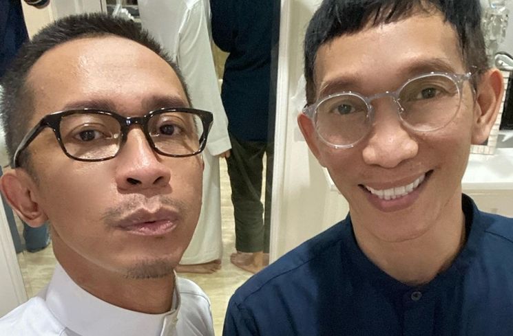 Potret Aming Buka Puasa Bersama Rekan Artis (Instagram/@amingisback)