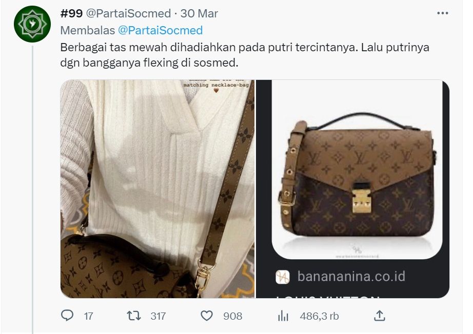 Fakta Unik Tas Louis Vuitton yang Dibanderol Puluhan Juta Rupiah