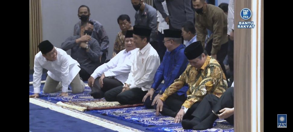 Presiden Joko Widodo hadir dalam Silaturahmi Ramadhan yang digelar DPP PAN di kantor pusat di Jakarta Selatan. (YouTube)