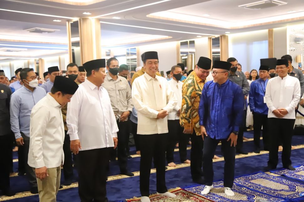 Presiden Joko Widodo hadir dalam Silaturahmi Ramadhan yang digelar DPP PAN di kantor pusat di Jakarta Selatan. (Ist)