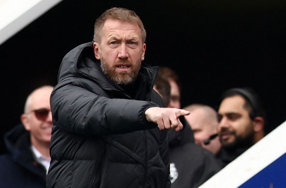Graham Potter saat masih melatih Chelsea. [DARREN STAPLES / AFP]