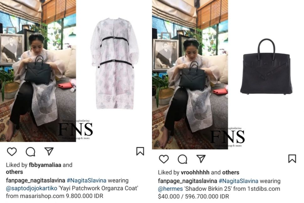 OOTD Nagita Slavina, dari Bando Hingga Tas, Bisa Dapat Rumah Mewah! (Instagram/@fanpage_nagitaslavina)