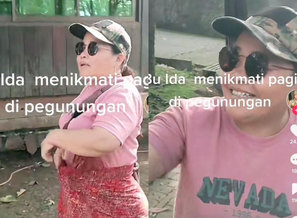 Ida Dayak Healing di Gunung (TikTok idadayak7)