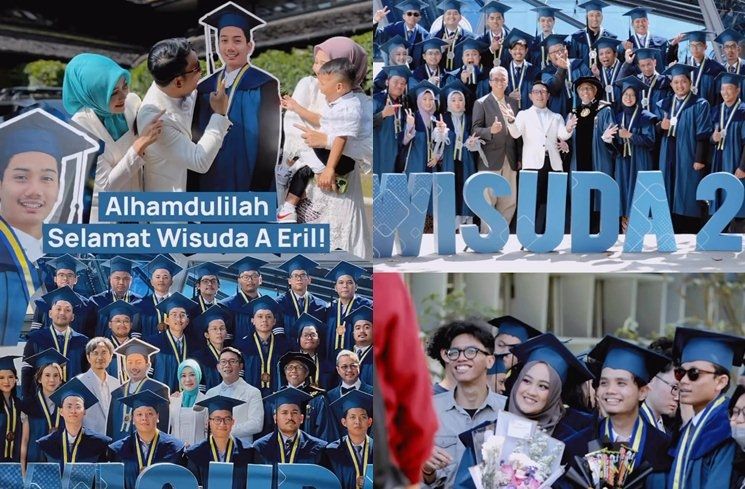 Potret Wisuda Almarhum Eril (Instagram/@ridwankamil)