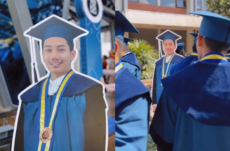 Potret Wisuda Almarhum Eril (Instagram/@ridwankamil)