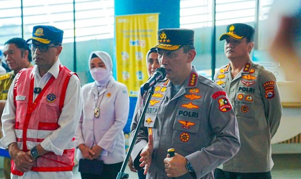 Kapolri Listyo Sigit Prabowo Cek Pelabuhan Merak dan Ciwandan. (Foto: Dok. Polri)