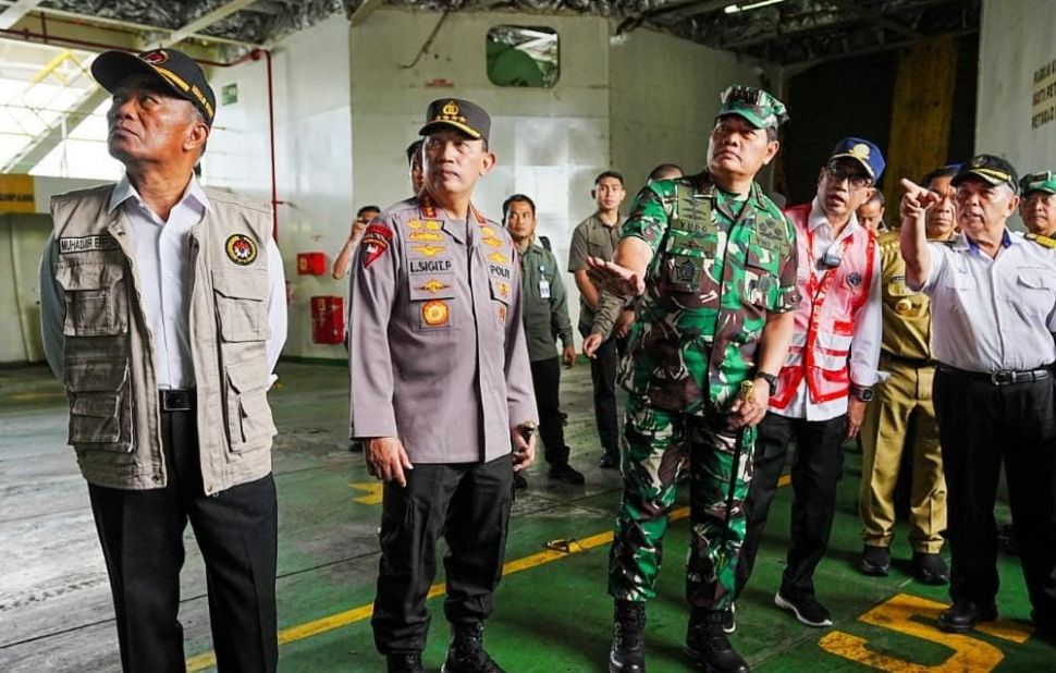 Kapolri Listyo Sigit Prabowo Cek Pelabuhan Merak dan Ciwandan. (Foto: Dok. Polri)