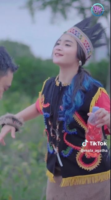 Mala Agatha penyanyi dangdut yang disebut tirukan Ida Dayak [TikTok/@mala_agatha]