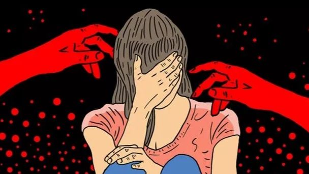 Ilustrasi pelecehan seksual, pemerkosaan, kekerasan seksual. [Indonesia/Eko Faizin]