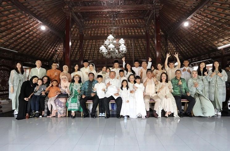 Potret Lebaran Keluarga SBY (Instagram/@agusyudhoyono)