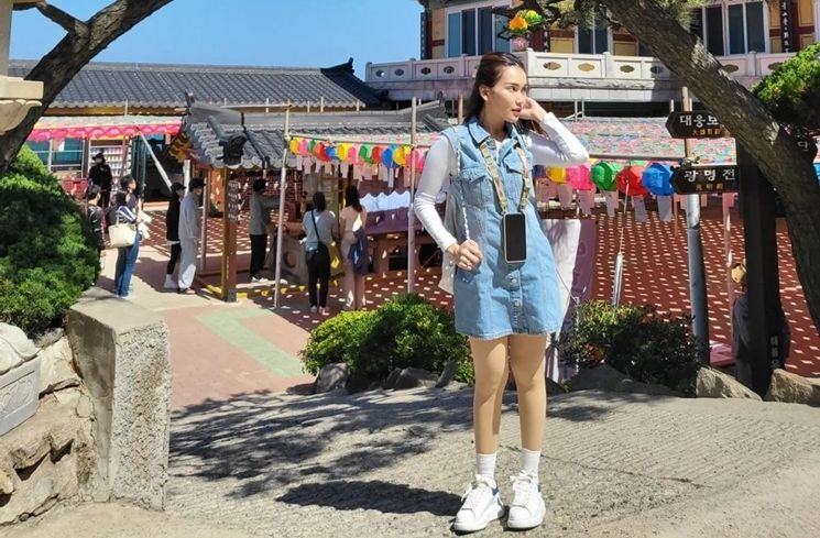 Potret Ayu Ting Ting Liburan di Korea (Instagram/@ayutingting92)
