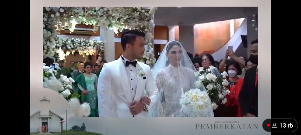 Pernikahan Jessica Mila dan Yakup Hasibuan [YouTube: Jessica Mila]