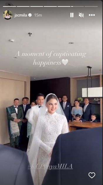 Pernikahan Jessica Mila dan Yakup Hasibuan [Instagram/@jscmila]