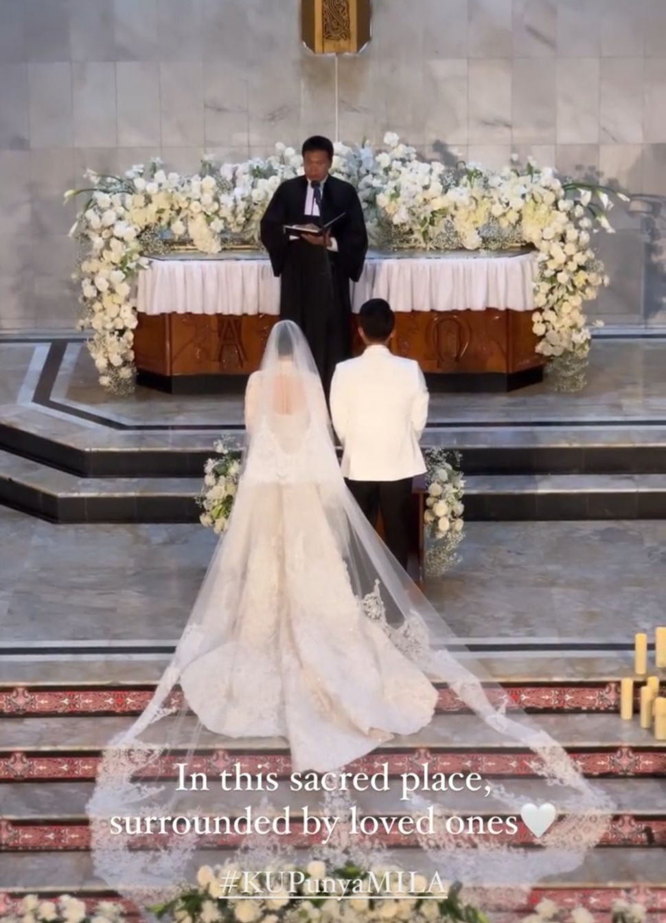 Pernikahan Jessica Mila dan Yakup Hasibuan.  (Instagram Dok.)