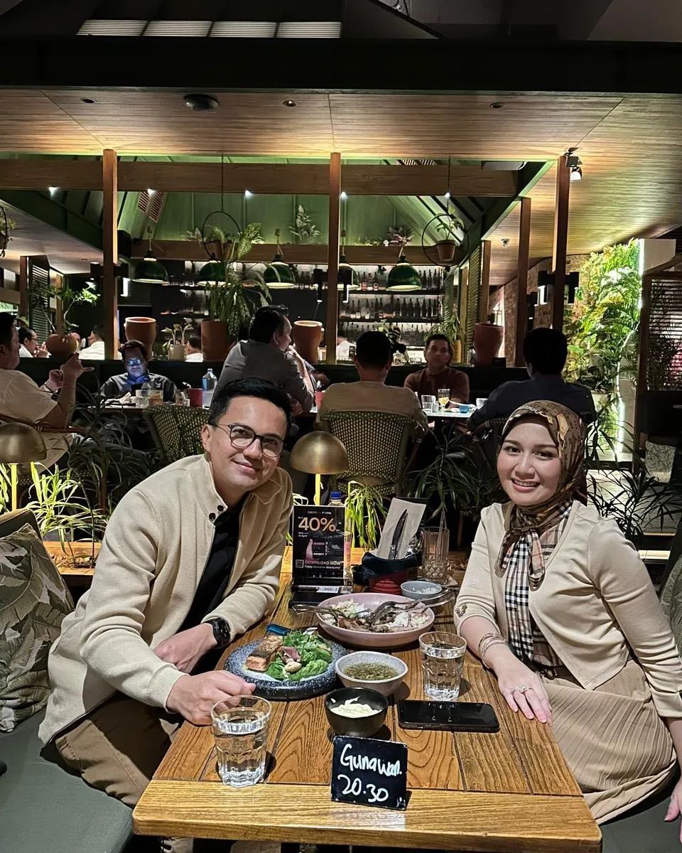 Sahrul Gunawan dan Dine Mutiara. [Instagram]