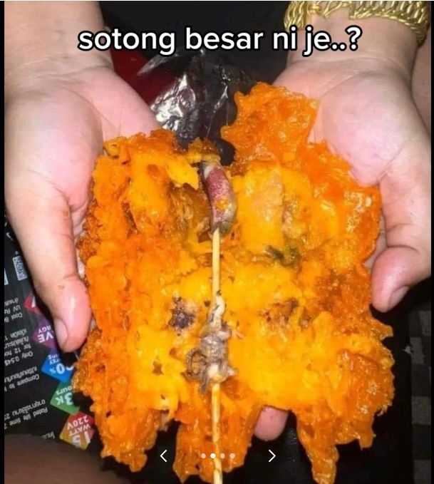 Sotong jumbo tak sesuai ekspektasi (TikTok@konten.my)