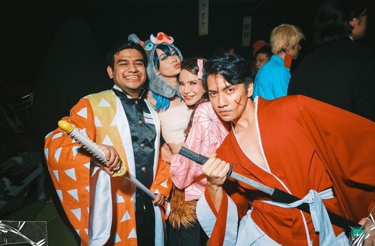 Gaya Seleb Cosplay Anime. (Instagram/@vidialdiano)