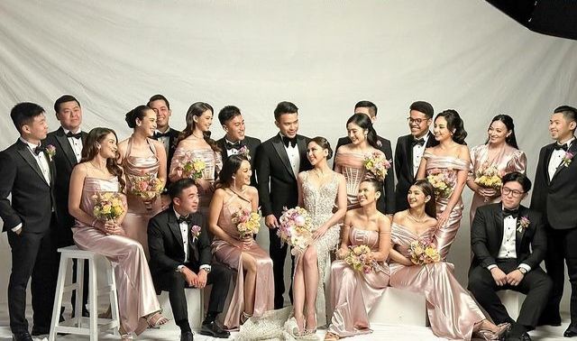 Potret Bridesmaid di Resepsi Jessica Mila. (Instagram/@merdioctav) 