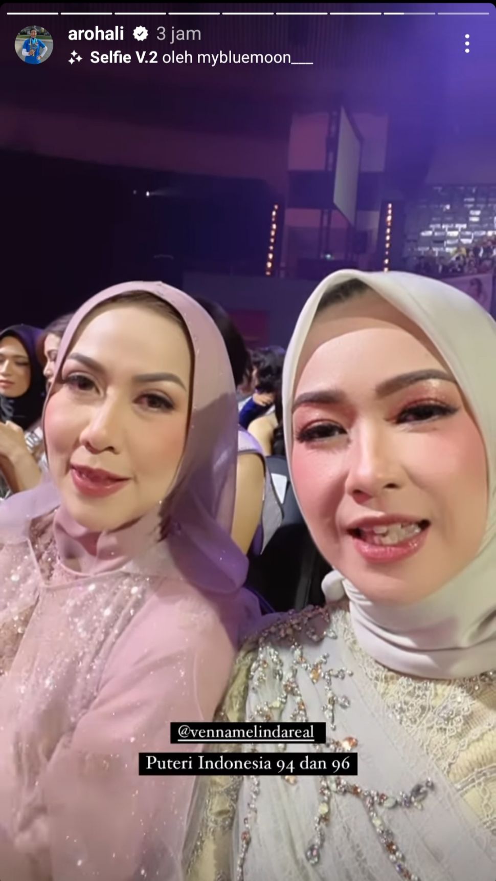 Generasi tua Puteri Indonesia menyaksikan Grand Final Puteri Indonesia 2023. (Dok. Instagram)