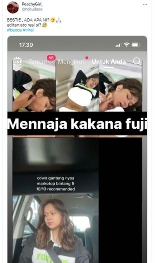 Video syur mirip Rebecca Klopper [Instagram/@nabullaaa]