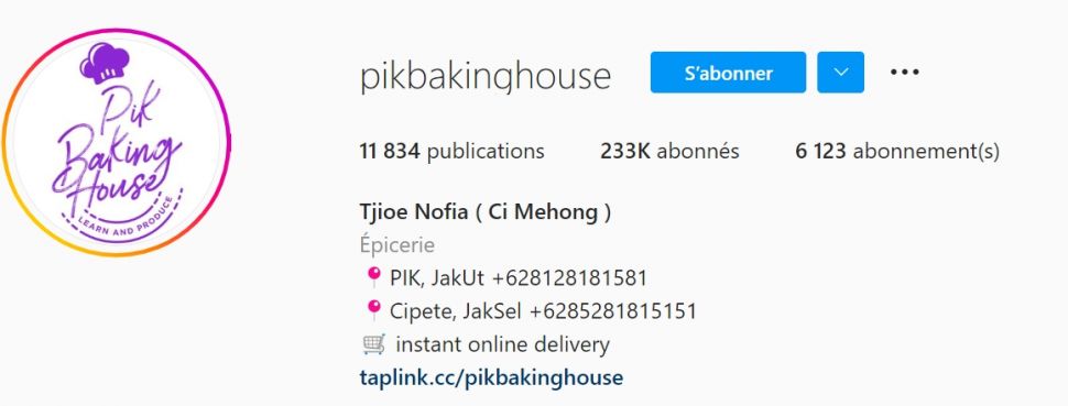 Ci Mehong (Instagram @pikbakinghouse)