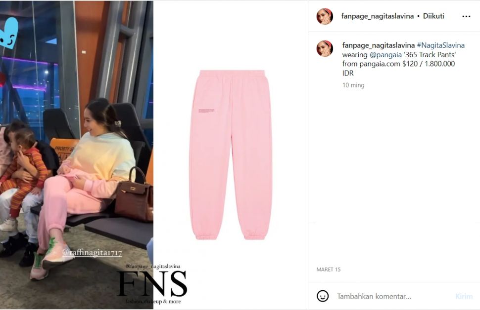 Koleksi pakaian dalam Nagita Slavina (Instagram/fanpage_nagitaslavina)